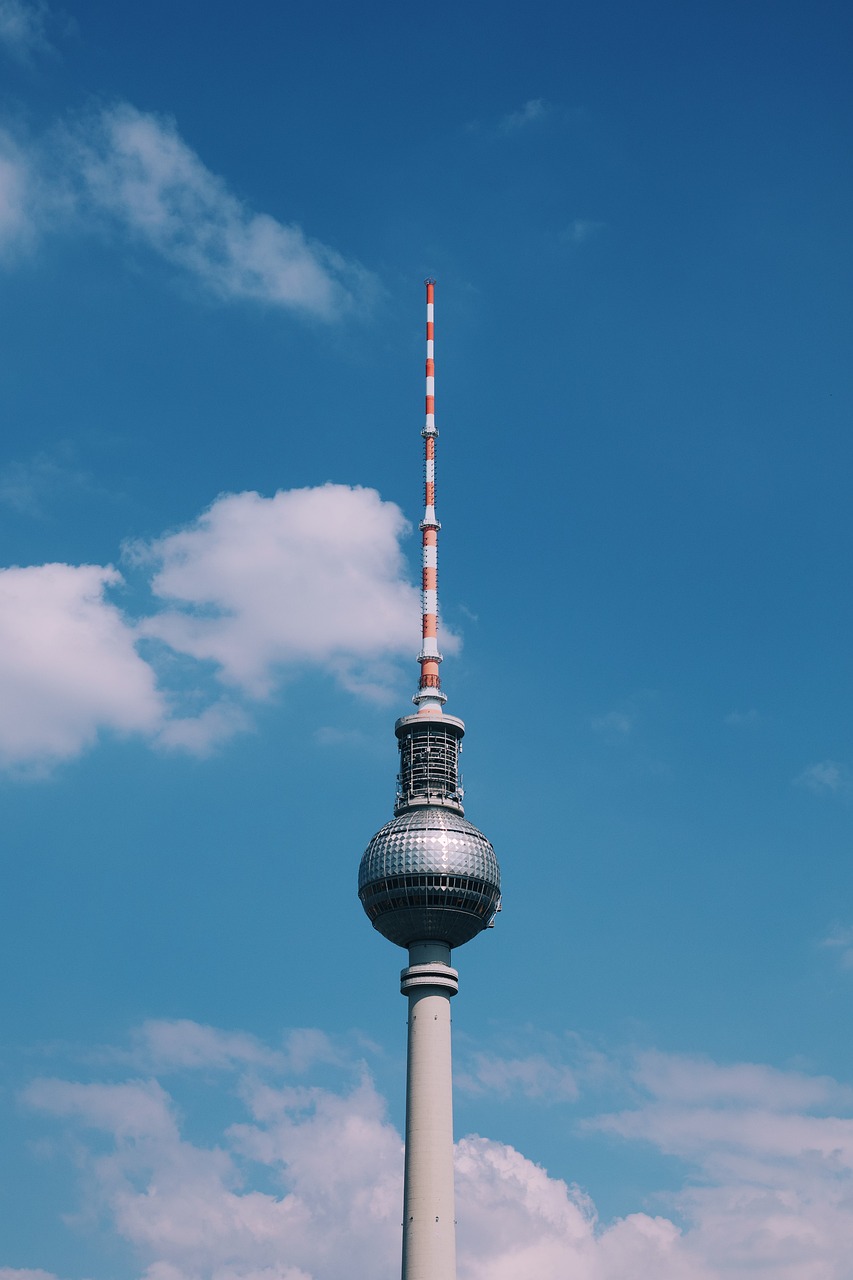 gallery-06 tv tower, tower, landmark, nature, building, sky, clouds, architecture, capital, city, germany